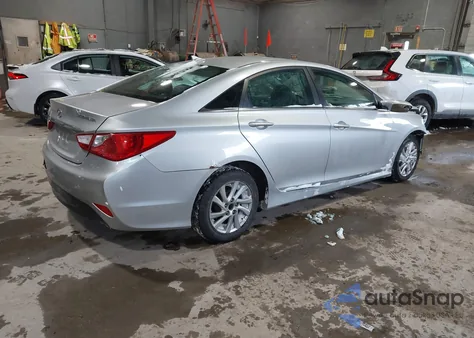 2014 Hyundai Sonata Gls z USA, uszkodzony, nr VIN 5NPEB4AC5EH823033
